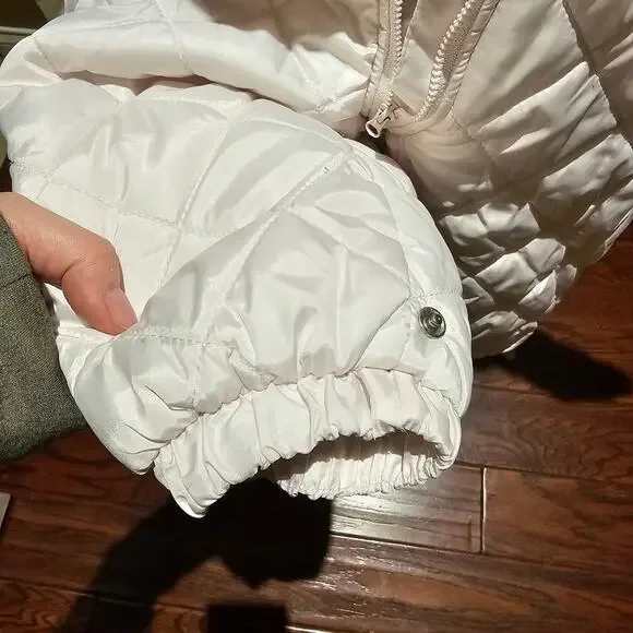 First Impressions Baby 18M Quilted Bunting Suit Hooded Soft Pink Winter Soft - Picture 7 of 11